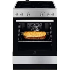 Electrolux Κουζίνα 73lt με Κεραμικές Εστίες Π59.6εκ. Inox LKR64001OX