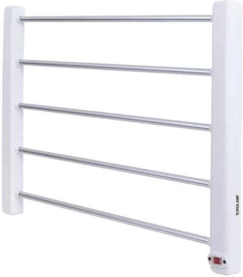 Eurolamp Ηλεκτρική Πετσετοκρεμάστρα 65W 60x44cm Ασημί 300-41371
