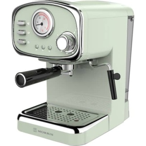 Morris Μηχανή Espresso 1100W Πίεσης 20bar Πράσινη R20807EMG