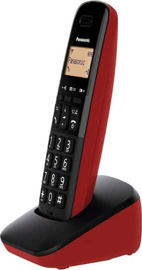 Panasonic Ασύρματο Τηλέφωνο με Ελληνικό Μενού Κόκκινο KX-TGB610GRR - Image 4