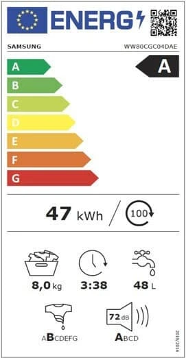Samsung WW80CGC04DAELE Πλυντήριο Ρούχων 8kg με Λειτουργία Ατμού ΕΩΣ 12 ΔΟΣΕΙΣ - Image 3