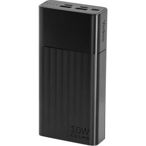 Yenkee YPB 2021 Power Bank 20000mAh 10W με 2 Θύρες USB-A και 2 Θύρες USB-C Μαύρο