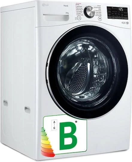 LG Πλυντήριο Ρούχων 20kg με Τεχνολογία Ατμού 1000 Στροφών AI DD F0P3CYV2W - Image 4