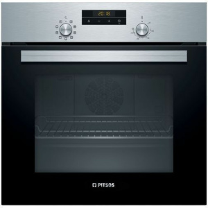 Pitsos Φούρνος άνω Πάγκου 66lt Π59.4εκ. Inox PH10M40X2