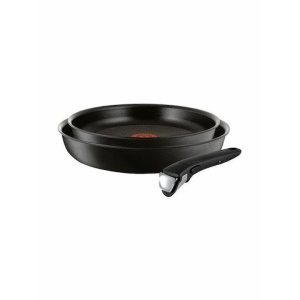 Tefal Ingenio Unlimited L76390 Σετ Τηγάνια από Αλουμίνιο Black με Αντικολλητική Επίστρωση 2τμχ